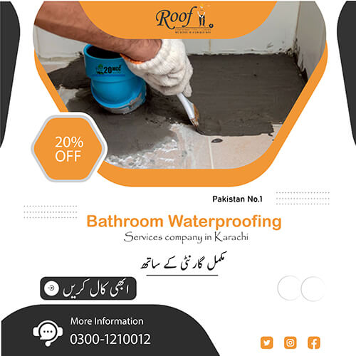 Bathroom Waterproofing Services company in Karachi