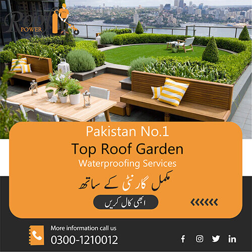 Top Roof Garden Waterproofing Services in Islamabad